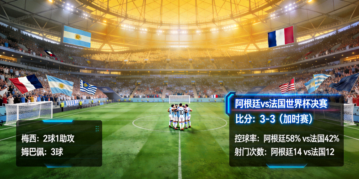 阿根廷对法国世界杯决赛赛场全景与数据分析看板